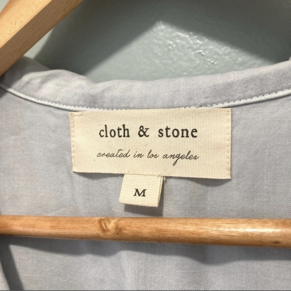 Cloth & Stone light grey shirt dress size M - Picture 4 of 12